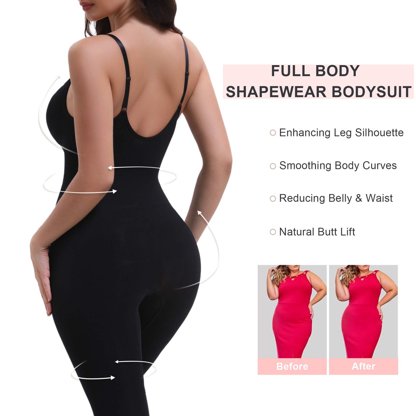 3-in-1 Seamless Full Body Compression Legging Bodysuit